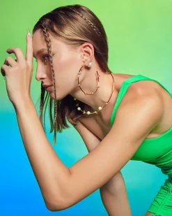 Joomi Lim Charli Hoop Earrings