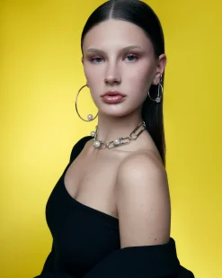 Joomi Lim Large Blake Hoops